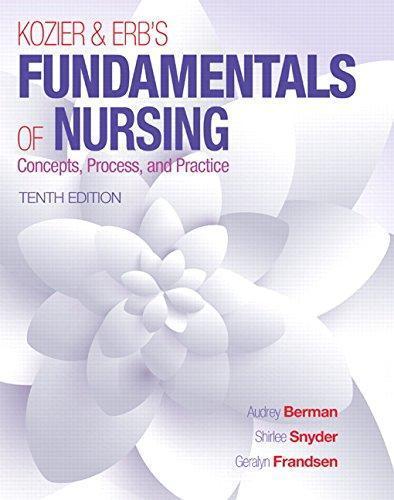 Kozier Erbs Fundamentals Of Nursing 10Th Edition (PDF Instant Download)