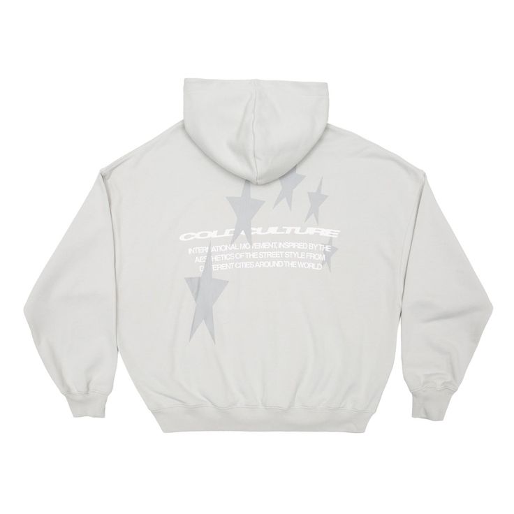 COSMOS ARC HOODIE LIGHT GREY