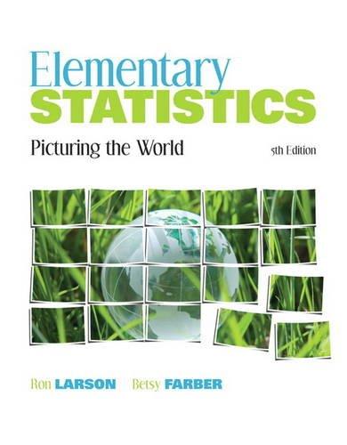Elementary Statistics Picturing The World 5Th Edition (PDF Instant Download)