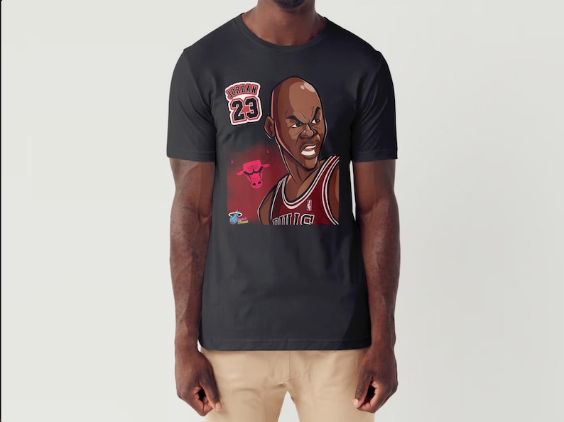 Michael Jordan Cartoon Tee