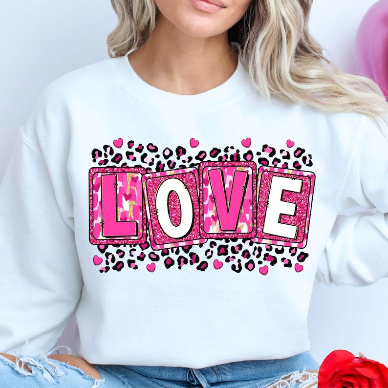 Brushstroke Valentine Day Love Shirt, Love Valentine Shirt,Love Heart Valentine Sweatshirt, Womens Valentines Day Sweatshirt,Valentine Shirt For Men And Women
