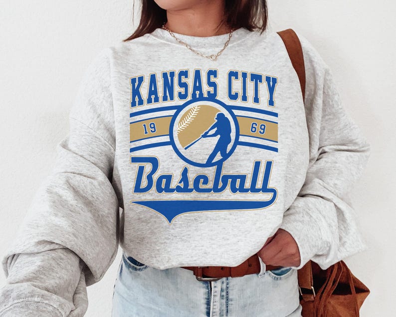 Vintage Kansas City Sweatshirt,Classic Baseball Fan Shirt,Kansas City Gameday tee,Gift for Baseball fan,Kansas City Baseball Sweatshirt For Men And Women