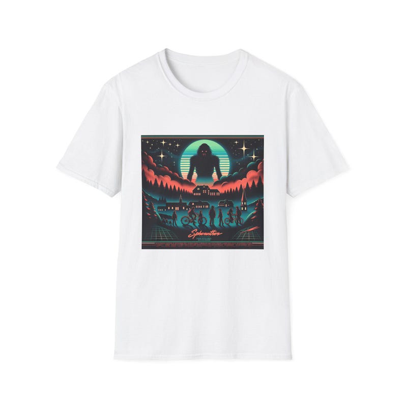 Stranger Things Retro Poster T-Shirt, Vintage Tee Shirt, 80s TV Show Fan Apparel, Pop Culture Graphic Top, Netflix Series Clothing For Men And Women
