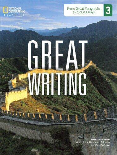 Great Writing 3 From Great Paragraphs To Great Essays Student Book (PDF Instant Download)
