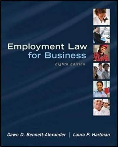 Employment Law For Business 8Th Edition (PDF Instant Download)