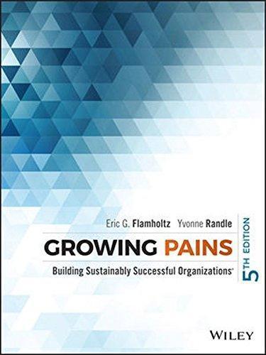 Growing Pains Building Sustainably Successful Organizations 5Th Edition (PDF Instant Download)