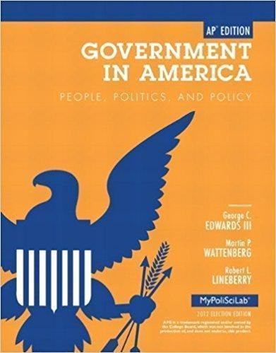 Government In America People Politics And Policy 2012 Election (PDF Instant Download)