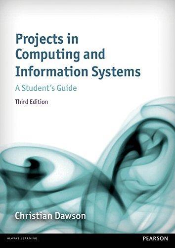 Projects In Computing And Information Systems A Students Guide 3Rd Edition (PDF Instant Download)