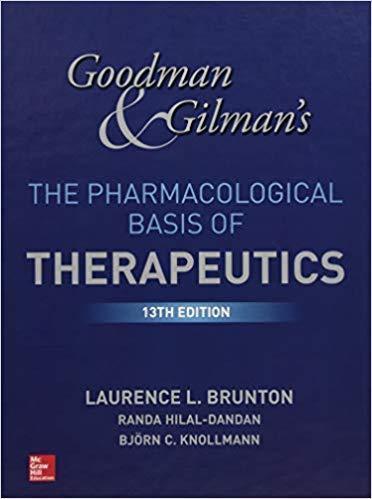 Goodman And Gilmans The Pharmacological Basis Of Therapeutics 13Th Edition (PDF Instant Download)