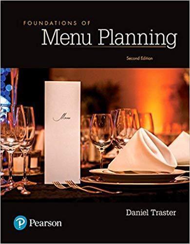 Foundations Of Menu Planning 2Nd Edition (PDF Instant Download)