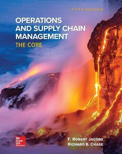 Operations And Supply Chain Management The Core 5Th Edition (PDF Instant Download)