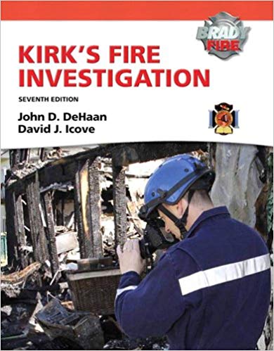 Kirk's Fire Investigation (Brady Fire) 7th Edition (PDF Instant Download)
