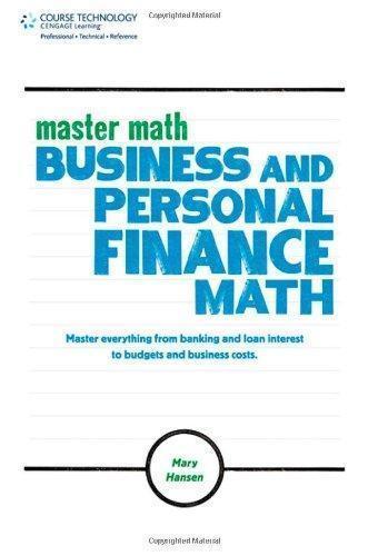 Master Math Business And Personal Finance Math (PDF Instant Download)