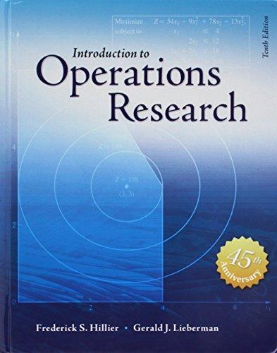 Introduction To Operations Research 10Th Edition (PDF Instant Download)