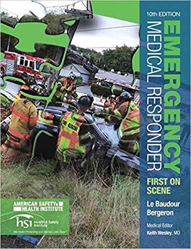 Emergency Medical Responder First On Scene 10Th Edition (PDF Instant Download)