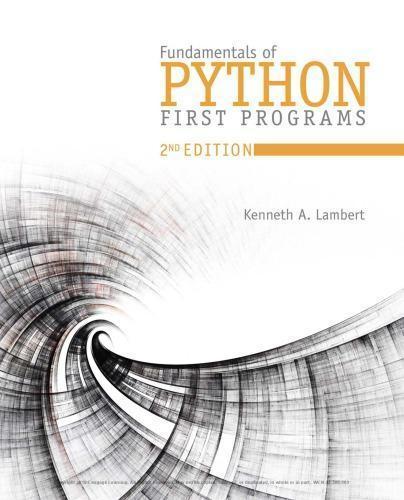 Fundamentals Of Python First Programs 2Nd Edition (PDF Instant Download)