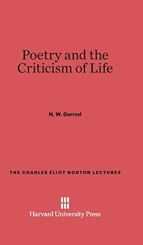 Poetry And The Criticism Of Life  Edition (PDF Instant Download)