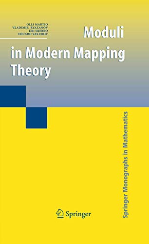 Moduli in Modern Mapping Theory 1 Edition (PDF Instant Download)