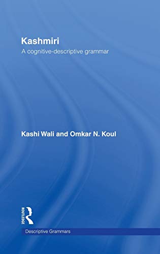 Kashmiri: A Cognitive-Descriptive Grammar 1 Edition (PDF Instant Download)