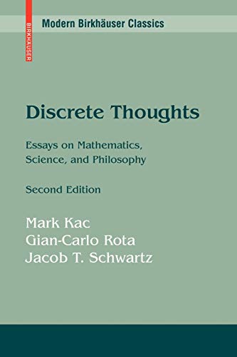 Discrete Thoughts: Essays on Mathematics, Science, and Philosophy 2 Edition (PDF Instant Download)