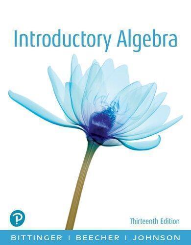 Introductory Algebra 13Th Edition (PDF Instant Download)