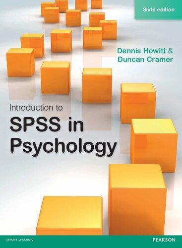 Introduction To Spss In Psychology For Version 22 And Earlier 6Th Edition (PDF Instant Download)