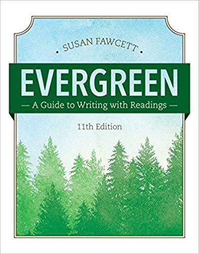 Evergreen A Guide To Writing With Readings 11Th Edition (PDF Instant Download)