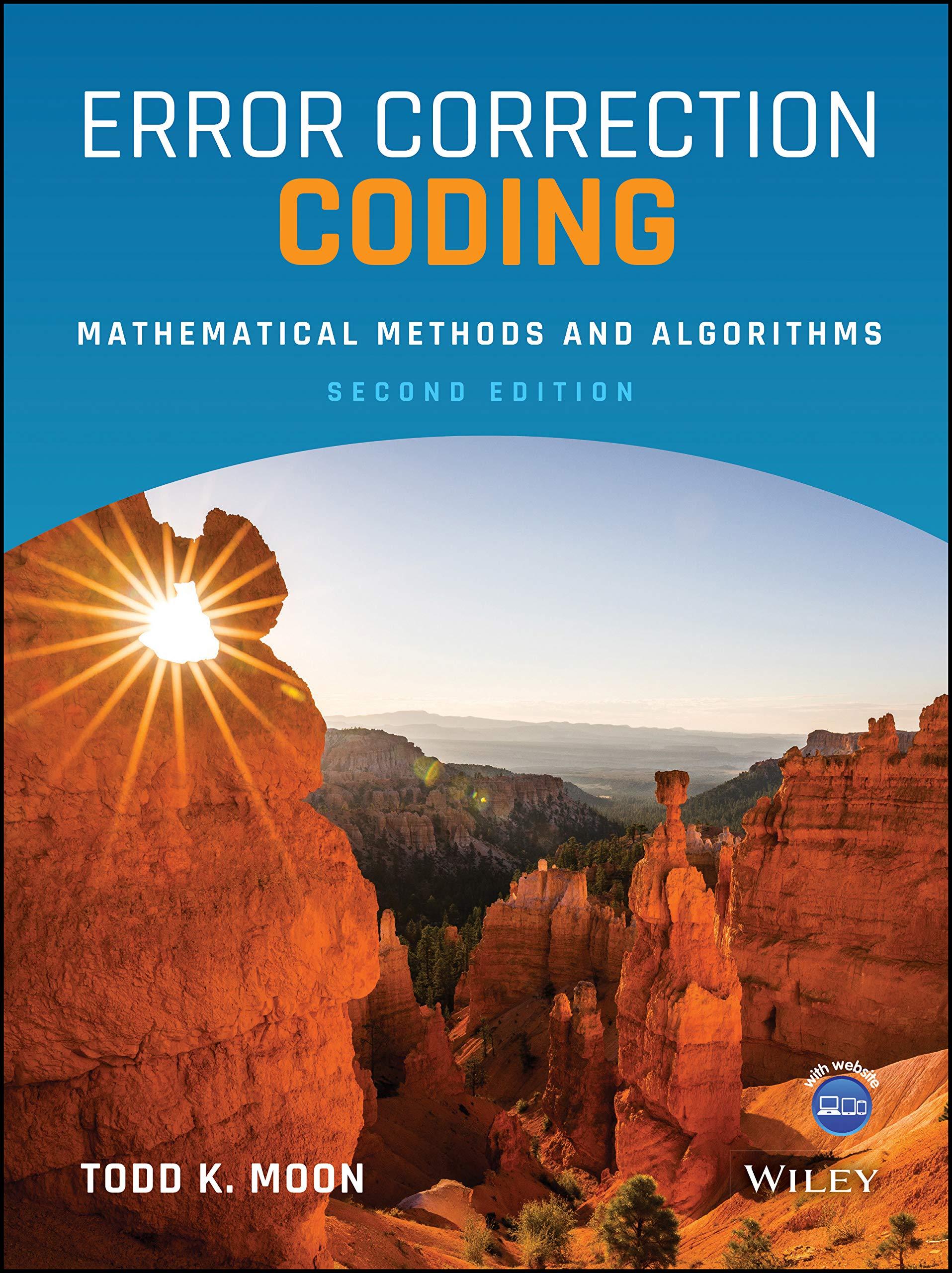 Error Correction Coding Mathematical Methods And Algorithms 2Nd Edition (PDF Instant Download)