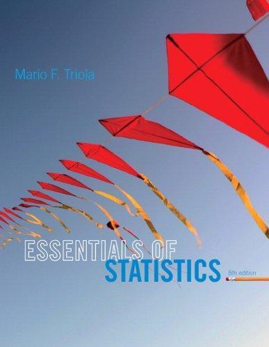 Essentials Of Statistics 5Th Edition (PDF Instant Download)