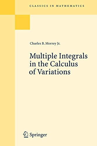Multiple Integrals in the Calculus of Variations 1 Edition (PDF Instant Download)