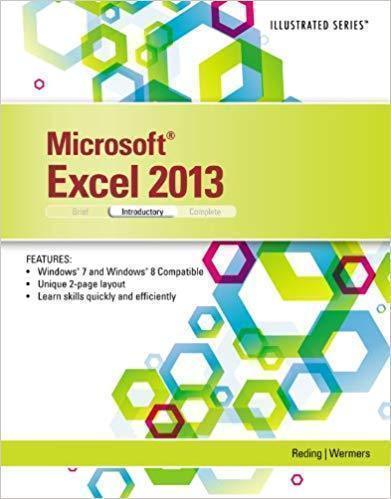 Microsoft Excel 2013 Illustrated Introductory (PDF Instant Download)