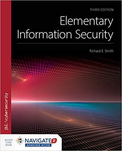 Elementary Information Security 3Rd Edition (PDF Instant Download)