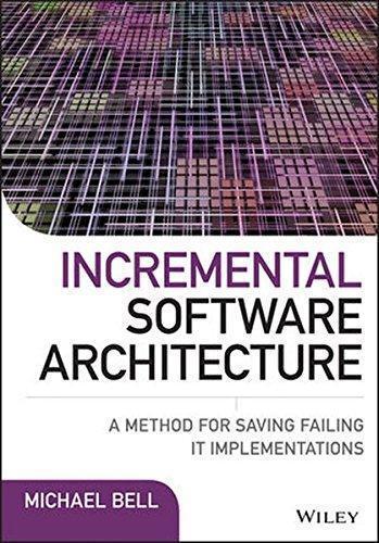 Incremental Software Architecture A Method For Saving Failing It Implementations (PDF Instant Download)