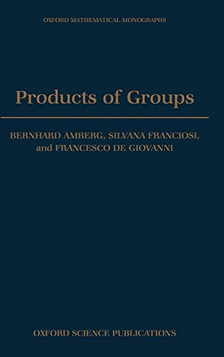 Products of Groups  Edition (PDF Instant Download)