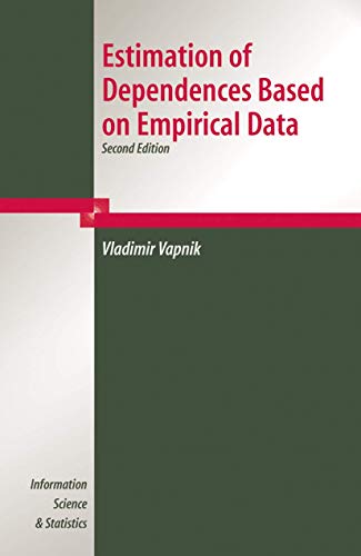 Estimation of Dependences Based on Empirical Data  Edition (PDF Instant Download)