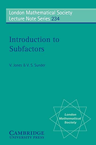 Introduction to Subfactors  Edition (PDF Instant Download)