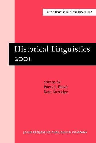 Historical linguistics 2001: Selected papers from the 15th International Conference on Historical Linguistics, Melbourne, 13-17 August 2001  Edition (PDF Instant Download)