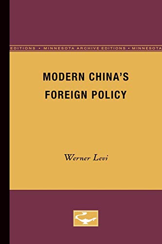 Modern China's Foreign Policy Minnesota Archive Editions Edition (PDF Instant Download)