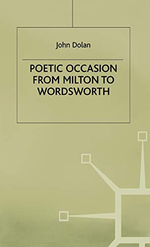 Poetic Occasion from Milton to Wordsworth (Early Modern Literature in History)  Edition (PDF Instant Download)