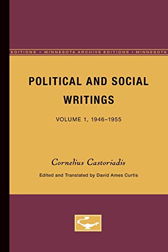 Political and Social Writings: Volume 1, 1946-1955 Minnesota Archive Editions Edition (PDF Instant Download)