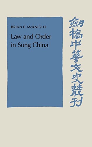 Law and Order in Sung China  Edition (PDF Instant Download)