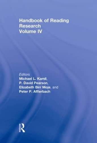 Handbook of Reading Research, Volume IV   1 Edition (PDF Instant Download)