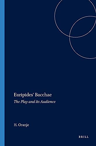 Euripides' Bacchae: The Play And Its Audience  Edition (PDF Instant Download)