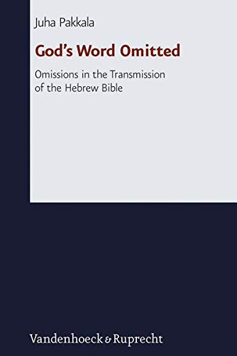 God's Word Omitted: Omissions in the Transmission of the Hebrew Bible  Edition (PDF Instant Download)