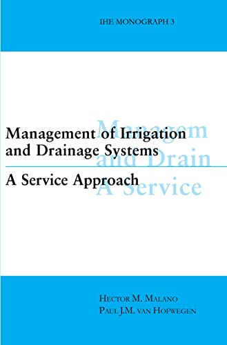 Management of irrigation and drainage systems : a service approach  Edition (PDF Instant Download)