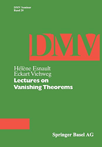 Lectures on Vanishing Theorems (Oberwolfach Seminars) 1 Edition (PDF Instant Download)