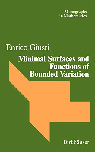 Minimal Surfaces and Functions of Bounded Variation 1 Edition (PDF Instant Download)