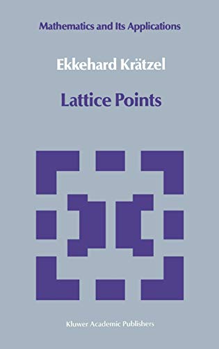 Lattice Points (Mathematics and its Applications) 1 Edition (PDF Instant Download)