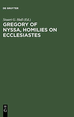 Gregory of Nyssa, Homilies on Ecclesiastes:  Edition (PDF Instant Download)