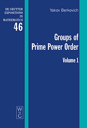 Groups of Prime Power Order  Edition (PDF Instant Download)